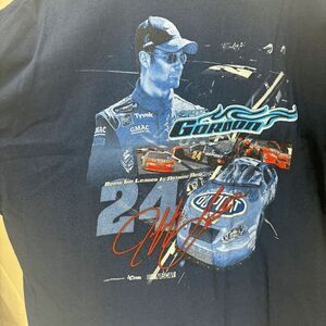 Vintage Jeff Gordon 2004 Chase Authentics Vintage Graphic T-Shirt Size XL Navy